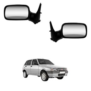 Par Retrovisor Fiat Uno Fire 2006 2007 2008 2009 2010 4 Portas Sem Controle