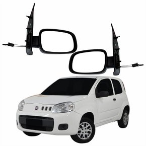 Par Retrovisor Fiat Uno Vivace 2011 2012 2013 2014 2 Portas Com Controle