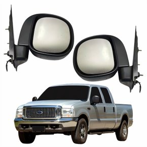 Par Retrovisor Ford F-250 1999 Até 2011 Elétrico Original
