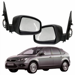 Par Retrovisor Ford Focus 2008 Até 2013 Elétrico Com Pisca Luz Corte