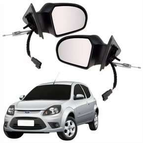 Par Retrovisor Ford Ka 2012 2013 2014 Com Controle Com Pisca Original
