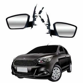 Par Retrovisor Ford Ka 2015 2016 2017 2018 2019 Com Controle Sem Seta