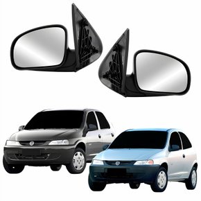 Par Retrovisor Gm Celta 2000 Até 2006 2 4 Portas Sem Controle