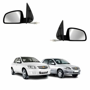 Par Retrovisor Gm Celta Prisma 2007 Até 2014 4 2 Portas Com Controle