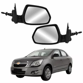 Par Retrovisor Gm Cobalt 2012 Até 2016 Com Controle Texturizado