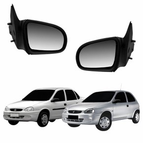 Par Retrovisor Gm Corsa Sedan 1994 Até 2010 2 4 Portas Sem Controle