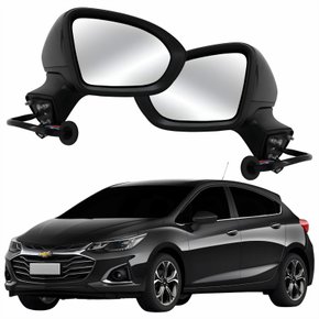 Par Retrovisor Gm Cruze 2017 Até 2024 Elétrico Com 3 Fios