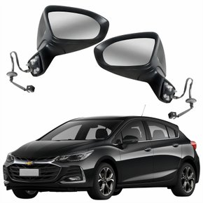 Par Retrovisor Gm Cruze 2017 Até 2024 Elétrico Com Pisca