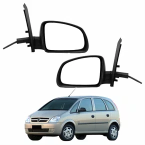 Par Retrovisor Gm Meriva 2002 Até 2012 Com Controle Texturizado