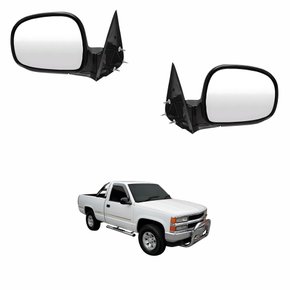 Par Retrovisor Gm Silverado 1997 Até 2000 Sem Controle