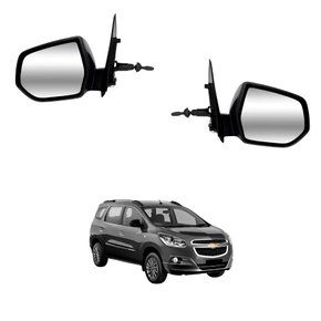 Par Retrovisor Gm Spin 2012 Até 2019 Com Controle