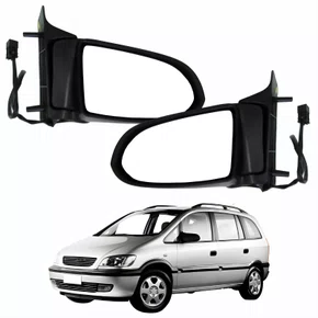 Par Retrovisor Gm Zafira 2000 Até 2006 Elétrico Capa Lisa