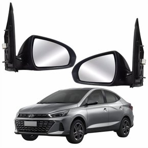 Par Retrovisor Hyundai Hb20 2023 2024 Com Pisca Retrátil