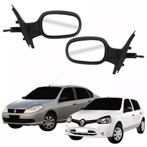Par Retrovisor Renault Clio 2003 Até 2016 Symbol 2009 Até 2012 Com Controle