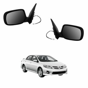 Par Retrovisor Toyota Corolla 2009 Até 2014 Eletrico
