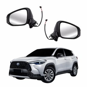 Par Retrovisor Toyota Corolla Cross 2020 Até 2023 Com Pisca Fechamento