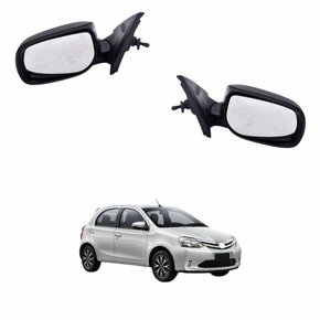 Par Retrovisor Toyota Etios 2012 2013 2014 Com Controle