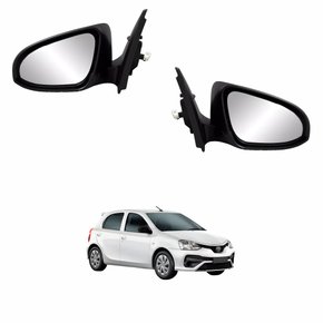Par Retrovisor Toyota Etios 2014 Até 2024 Eletrico Com Pisca