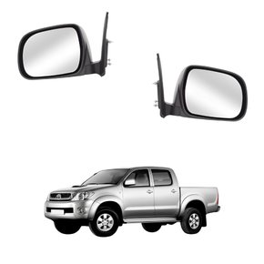 Par Retrovisor Toyota Hilux Srv 2005 Até 2011 Com Controle Texturizado