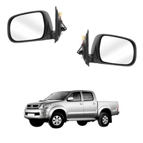 Par Retrovisor Toyota Hilux Srv 2005 Até 2011 Texturizado Eletrico