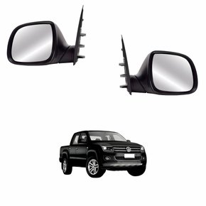 Par Retrovisor Vw Amarok 2010 Até 2016 Sem Controle Texturizado