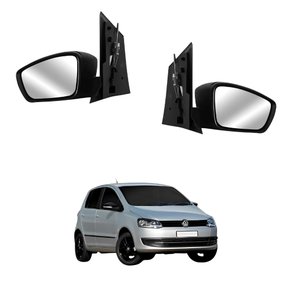 Par Retrovisor Vw Fox 2010 2011 2012 2013 2014 Sem Seta Com Controle