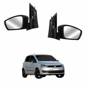 Par Retrovisor Vw Fox 2011 2012 2013 2014 Com Controle Com Pisca