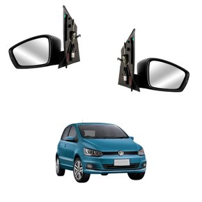 Par Retrovisor Vw Fox 2015 Até 2021 Com Controle Com Pisca
