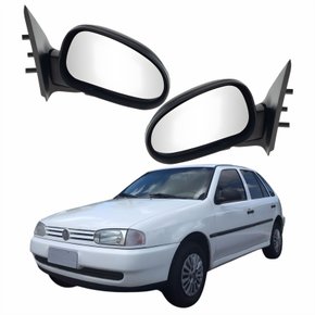 Par Retrovisor Vw Gol 1995 1996 1997 1998 1999 4 Portas Sem Controle