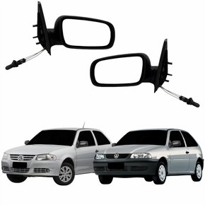 Par Retrovisor Vw Gol G3 1999 Até 2005 Gol G4 2005 Até 2008 2 Portas Com Controle
