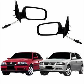 Par Retrovisor Vw Gol G3 1999 Até 2005 Gol G4 2005 Até 2008 4 Portas Com Controle