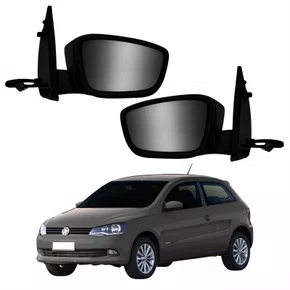 Par Retrovisor Vw Gol G5 2008 2009 2010 2011 Elétrico Liso
