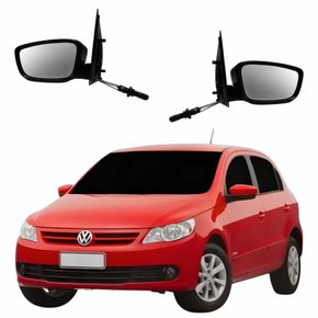 Par Retrovisor Vw Gol G5 2008 2009 2010 2011 Com Controle Texturizado
