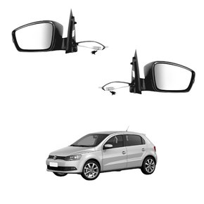 Par Retrovisor Vw Gol G6 2012 Até 2016  Texturizado Com Controle