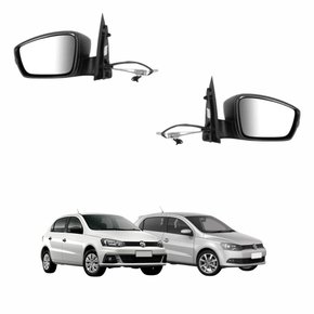 Par Retrovisor Vw Gol G6 2012 Até 2016 Gol G7 2016 Até 2018 Com Controle