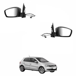 Par Retrovisor Vw Gol G6 2012 Até 2018 Com Controle Com Pisca