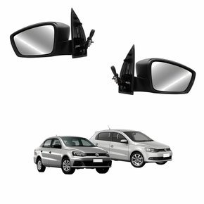 Par Retrovisor Vw Gol Voyage G6 G7 2012 Até 2018 Eletrico