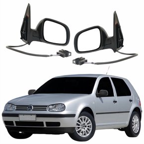 Par Retrovisor Vw Golf 1998 Até 2007 Elétrico