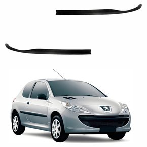 Par Spoiler Parachoque Dianteiro Peugeout 207 2008 2009 2010 2011 2012
