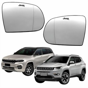 Par Subconjunto Jeep Compass Commander 2017 Até 2023 Asférica Com Gravação