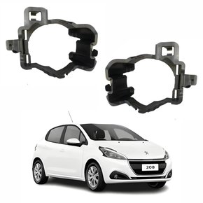 Par Suporte Farol Milha Peugeot 208 2012 Até 2016