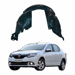 Para-barro Dianteiro Renault Logan 2014 Até 2022 Lado Esquerdo Motorista