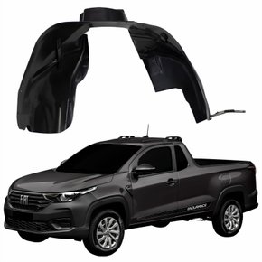 Parabarro Dianteiro Fiat Strada Automática 2020 2021 2022 2023 Lado Esquerdo Motorista