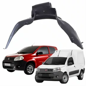 Parabarro Dianteiro Fiat Uno Vivace Fiorino 2011 Até 2016 Lado Esquerdo Motorista