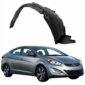 Parabarro Dianteiro Hyundai Elantra 2014 2015 2016 Lado Direito Passageiro