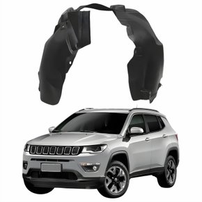Parabarro Dianteiro Jeep Compass 2017 2018 2019 2020 2021 Lado Esquerdo Motorista