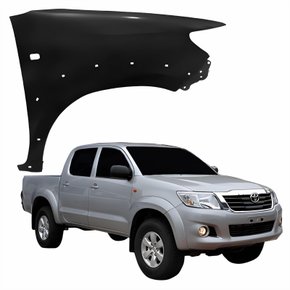 Para-lama Dianteiro Hilux Srv 2012 2013 2014 2015 Com Furo Pisca Moldura Lado Direito Passageiro