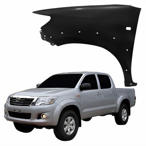 Para-lama Dianteiro Hilux Srv 2012 2013 2014 2015 Com Furo Pisca Moldura Lado Esquerdo Motorista