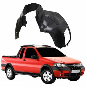 Parabarro Dianteiro Fiat Strada Weekend Adventure 2001 Até 2008 Lado Direito Passageiro