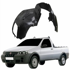 Parabarro Dianteiro Fiat Strada Working 2001 Até 2008 Lado Esquerdo Motorista